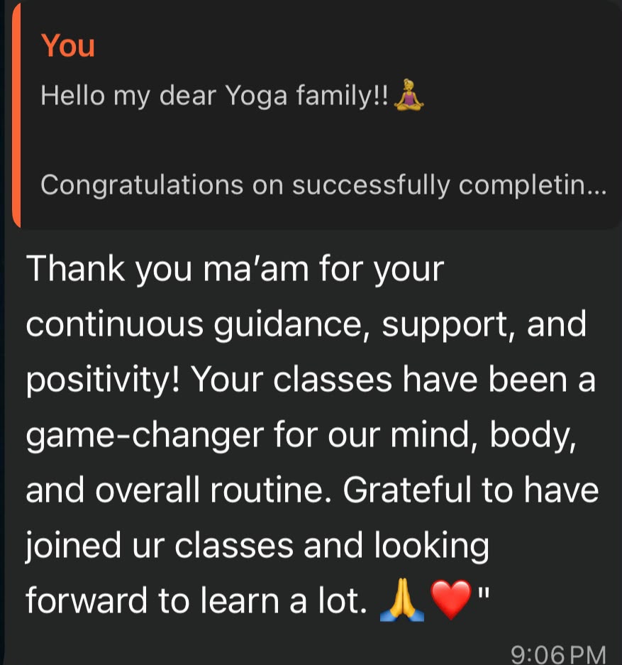 Student review on guidance and positivity