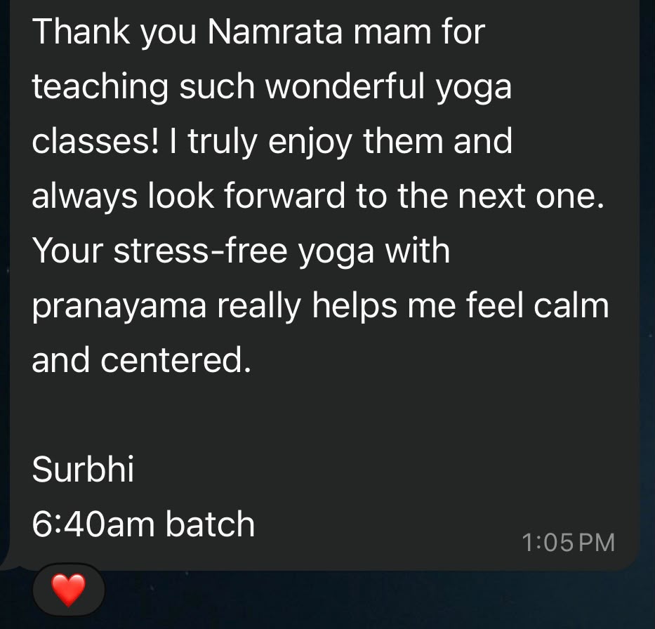 Student review from Surbhi